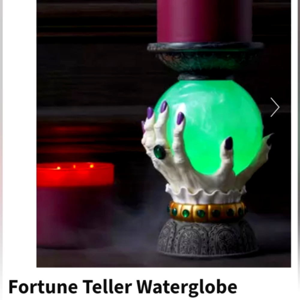 🔮 Bath & Body Works FortuneTteller Water Globe candle holder